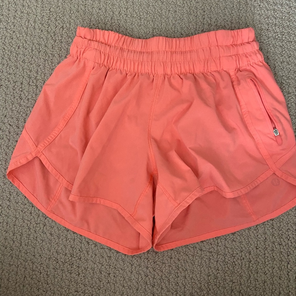 Lululemon Athletica Coral Athletic Shorts